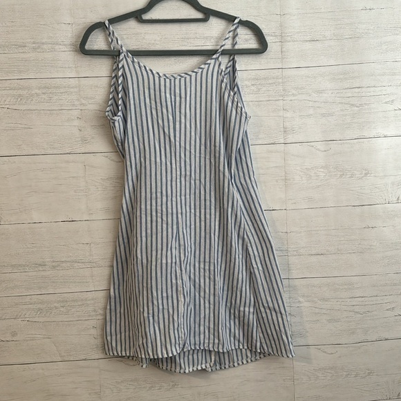 Stripped Wrap Around Sleeveless Dress | SIZE S - Picture 2 of 6